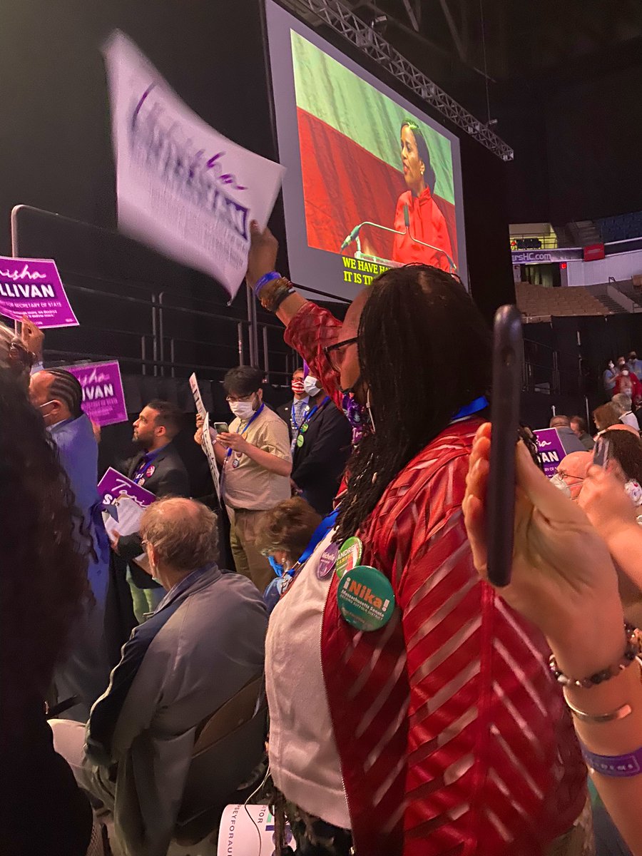 CeceLGraham's tweet photo. Team @Tanisha4MA standing strong! https://t.co/Z1dNHBdkmC