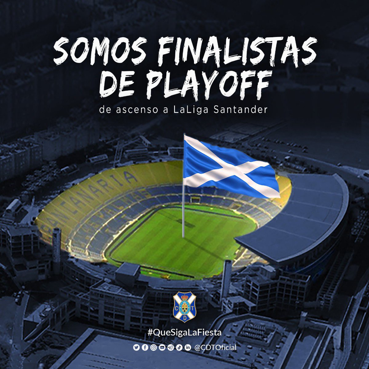 CDTOficial's tweet photo. 🏴󠁧󠁢󠁳󠁣󠁴󠁿 𝙎𝙤𝙢𝙤𝙨 𝙛𝙞𝙣𝙖𝙡𝙞𝙨𝙩𝙖𝙨 𝙙𝙚l 𝙋𝙡𝙖𝙮𝙊𝙛𝙛 𝙙𝙚 𝙖𝙨𝙘𝙚𝙣𝙨𝙤 𝙖 #LaLigaSantander 🏴󠁧󠁢󠁳󠁣󠁴󠁿

#LasPalmasTenerife #DerbiCanario #CentenarioCDT #SueñoBlanquiazul https://t.co/CU4NgwXgv9