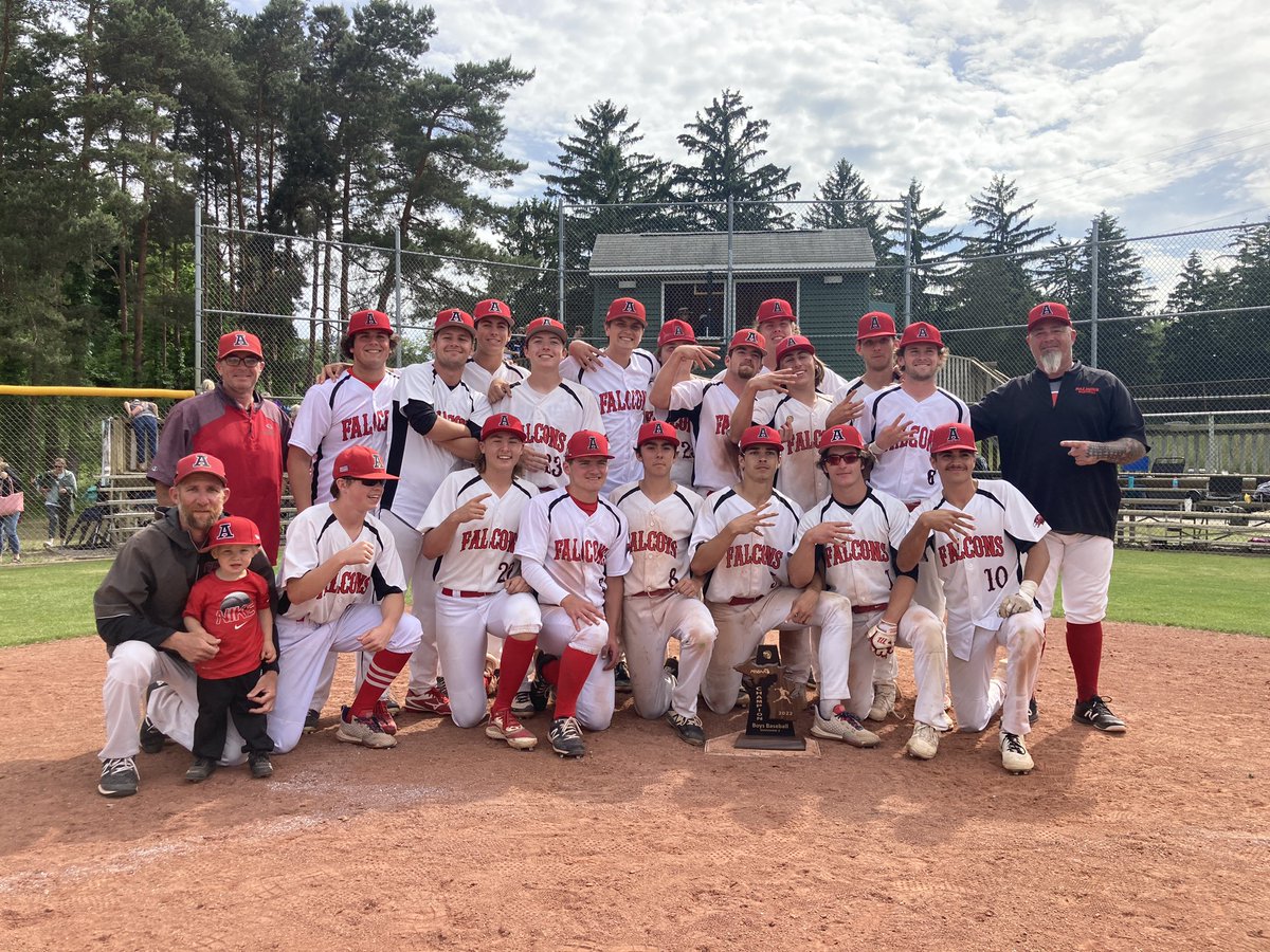 AHSFalconSports's tweet photo. Congrats to Baseball on winning the District Championship! https://t.co/EUDfEWfNGC