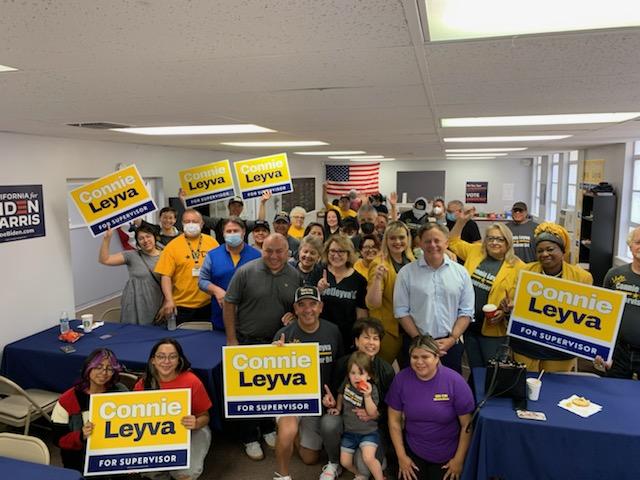 Great turn out for Getting Out the Vote (GOTV). Thank you Senator Josh Newman, Majority Leader Eloise Reyes for Assembly, Freddie Rodriguez for Assembly for coming and supporting our campaign.