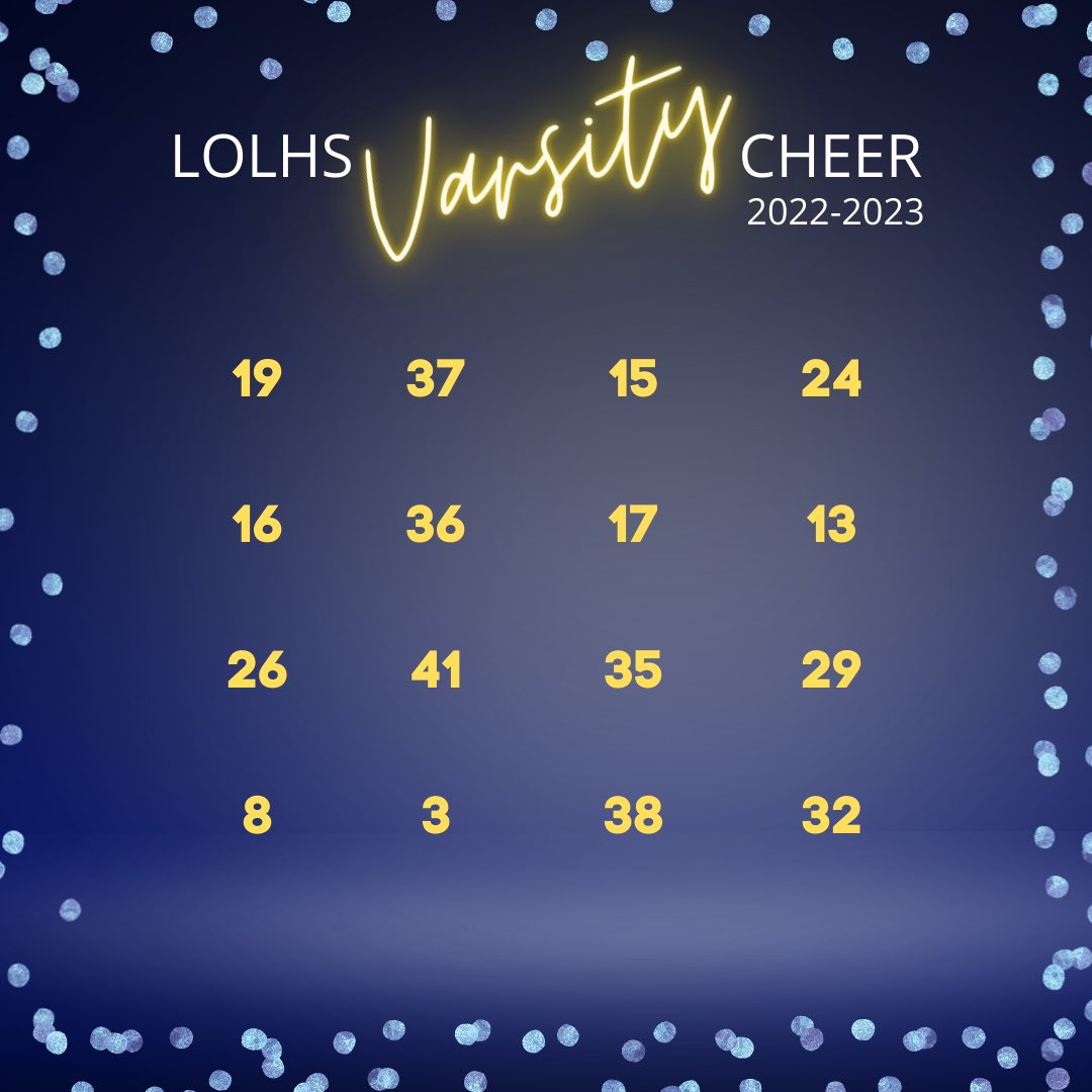 LOLHSCheer's tweet photo. Congrats to the athletes who have been selected for our 2022-2023 Season! Go Gators! https://t.co/LGjUGhN6te