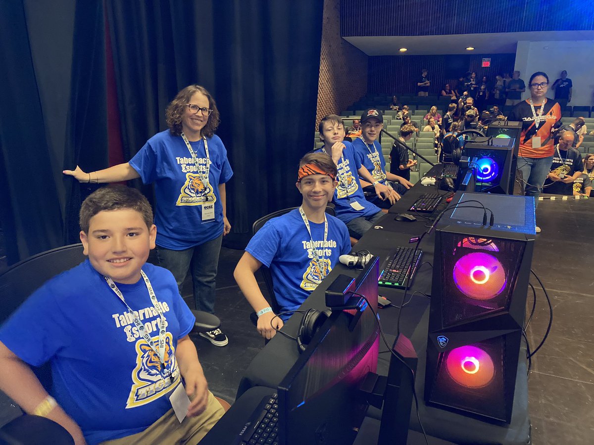TSDesportsNJ's tweet photo. The team is getting set! Here we go! Live on Twitch in 15 minutes!! https://t.co/BKhBk007gm #esportsedu #njed https://t.co/Tb2SiDaJeY