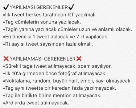 📣Duyuru📣
Yarın saat 18:30'da Yasak Elma'nın kötüye giden gidişatını engellemek adına tt etkinliği yapacağız katılımlarınızı bekliyoruz.
İlk tweet: <a href="/yasakelmawsu/">yasak elma</a> 
#YasakElma