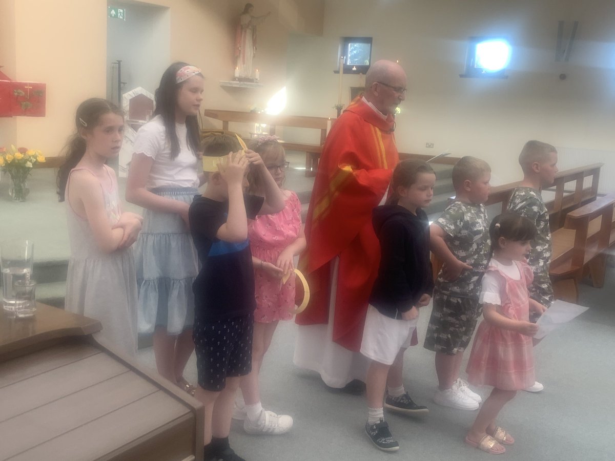 Father Bergin is so proud of you all.  Thank you Father Bergin from the children.<a href="/StDavids4/">St David's PS & NC</a> @Faith03040897 <a href="/Lornapaterson28/">Lorna paterson</a> <a href="/Louisewhomes/">Louise Whomes</a>