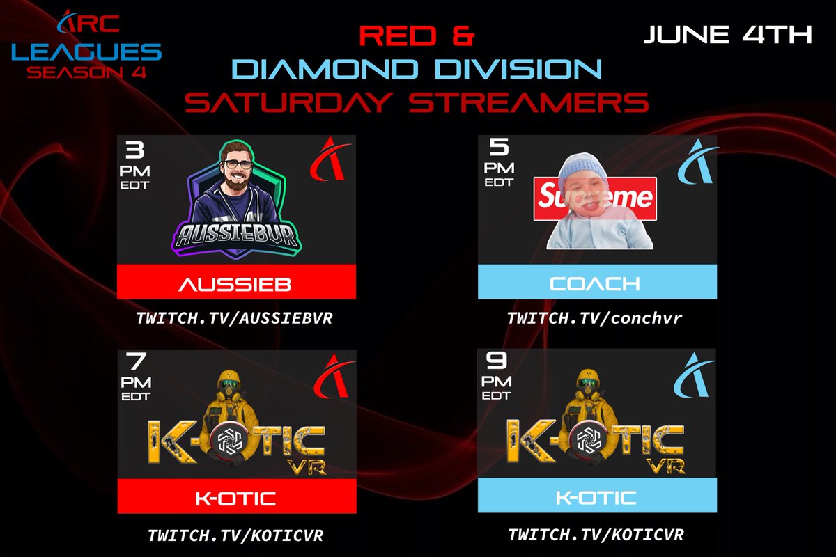ARCLeagues's tweet photo. Come watch some of ARCleagues greatest casters cast the most competitive games in population: one! https://t.co/zgTLIcM3Xz