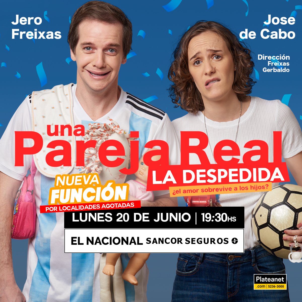 Plateanet's tweet photo. 💕 @josdecabo y @jerofreixas empiezan a seguir un canal de Youtube con la esperanza de convertirse en el matrimonio perfecto, pero parece que es más fácil en los videos que en la realidad.
😂 Descubrí si son #UnaParejaReal, el 20/6 en @elnacionalss.
🌹 https://t.co/FXmUZhfdrh https://t.co/pXvbsaBqD4