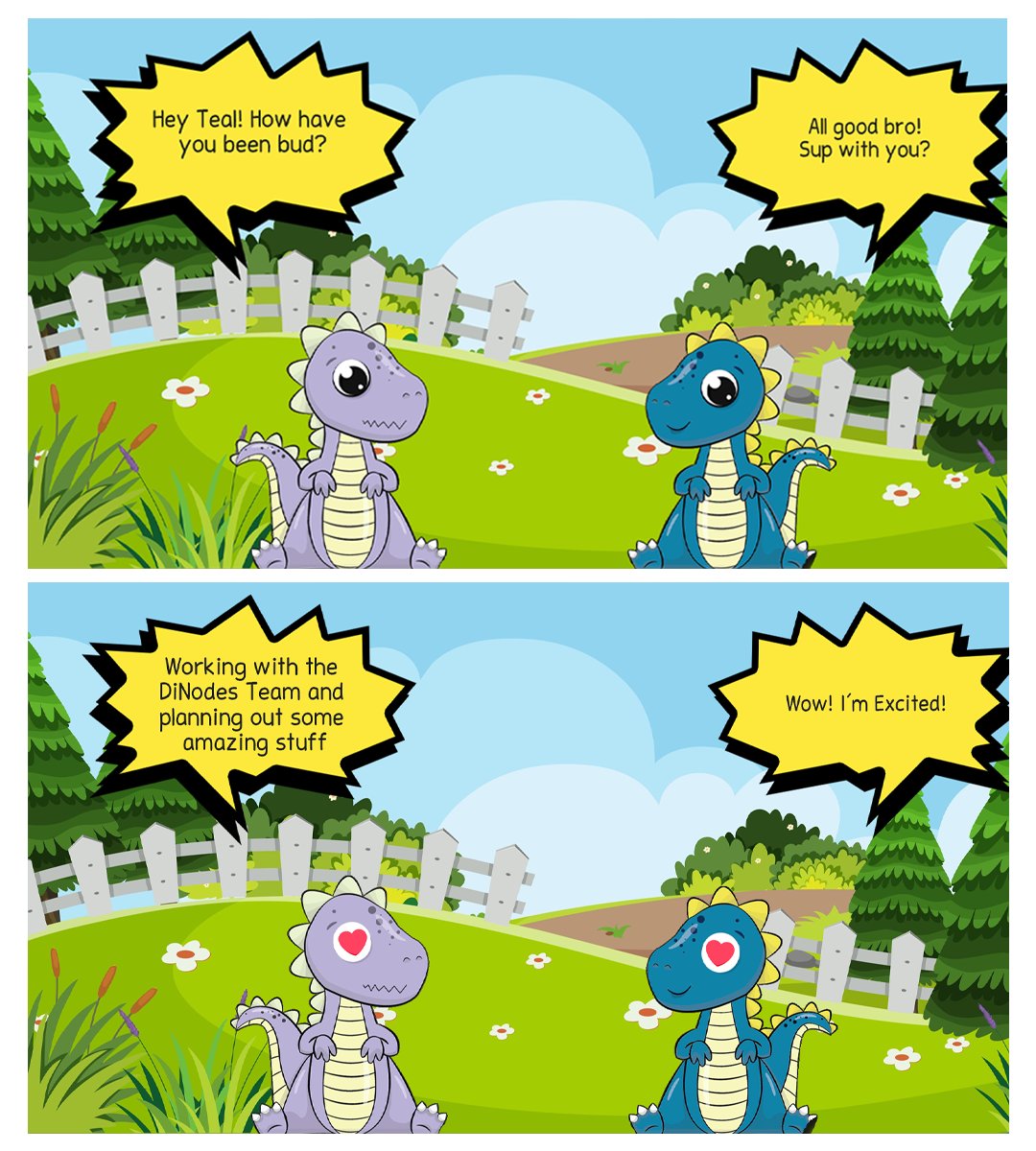 🦖Hey DiNodes🦖

Sup with you guys?🤔

We are planning out some super exciting stuff for the community😍

Stay Tuned!

#LFG🚀

#NFTCommunity #NFTGiveaway #NFTs #NFTProject #nftmint #DiNodes #PolygonNFT