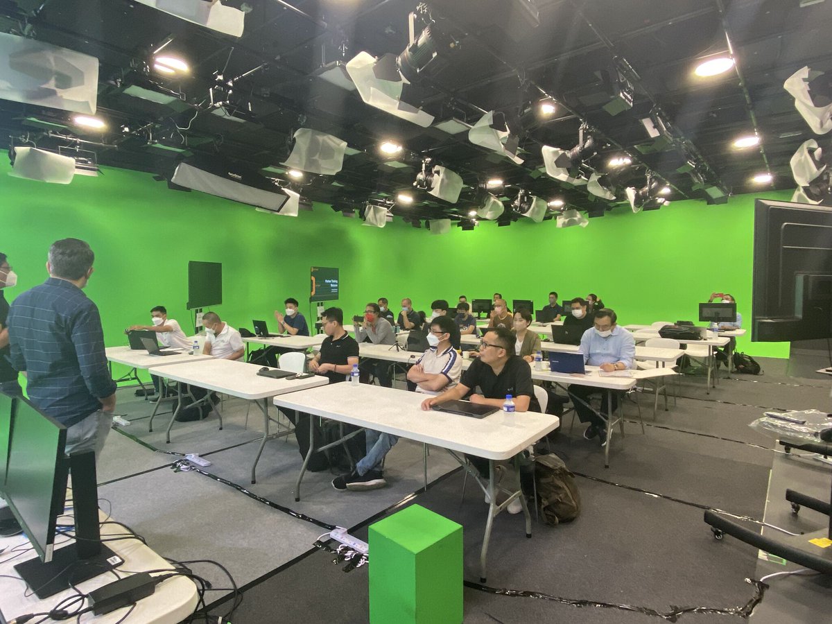 0Density's tweet photo. Hello from the Zero Density Partner Training in Singapore!
Thank you for #Cgangs for hosting us. Our regional partners have gathered to get hands-on with on the latest software and hardware products & newest features.
#ZDPartners #RealityEngine #RealityHub #TRAXIS #RealtimeVFX https://t.co/OcpMkW61hR