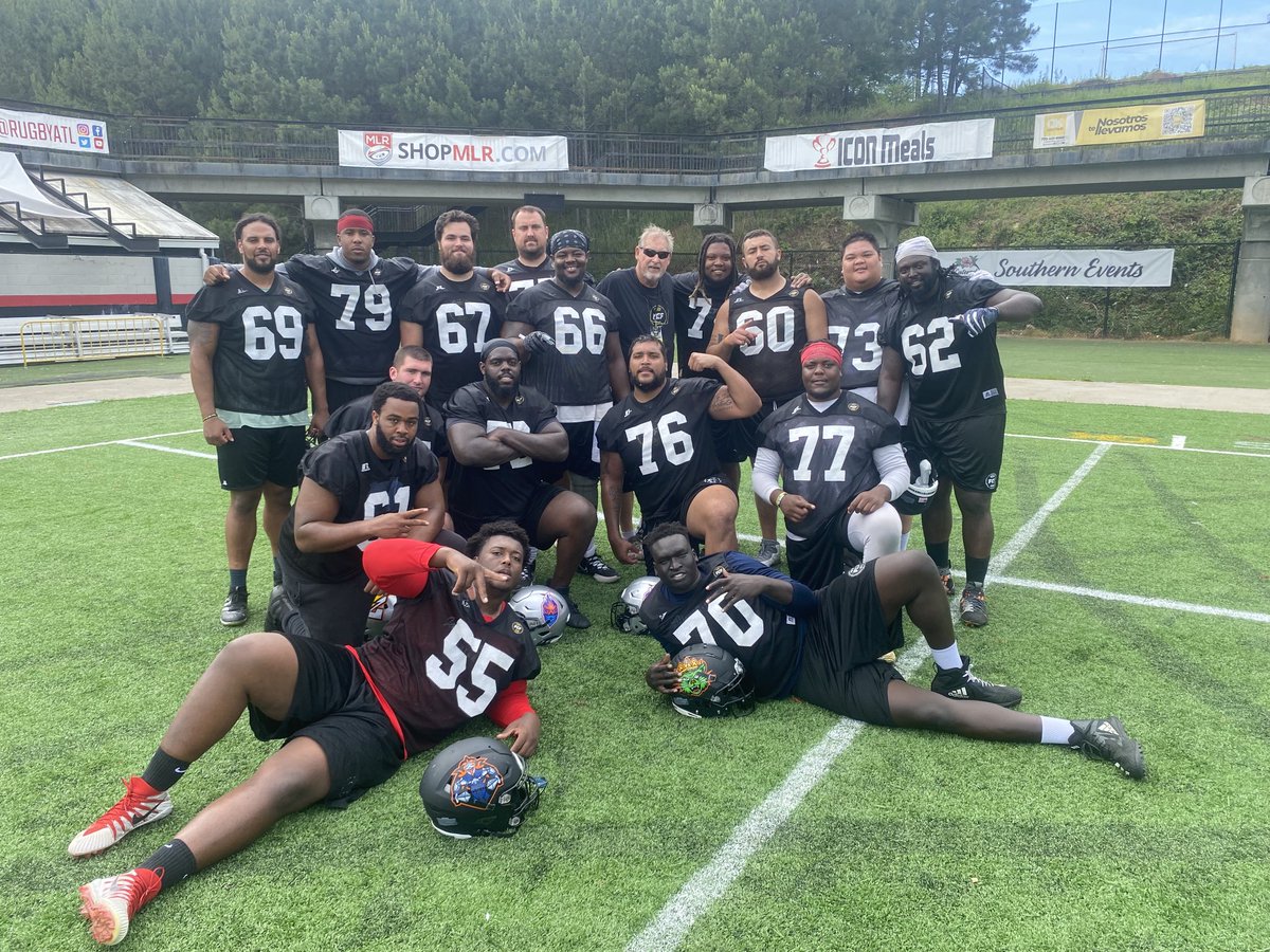 My offensive lineman in the FCF good hard working players that went 4-0 in the big man one on one competing.