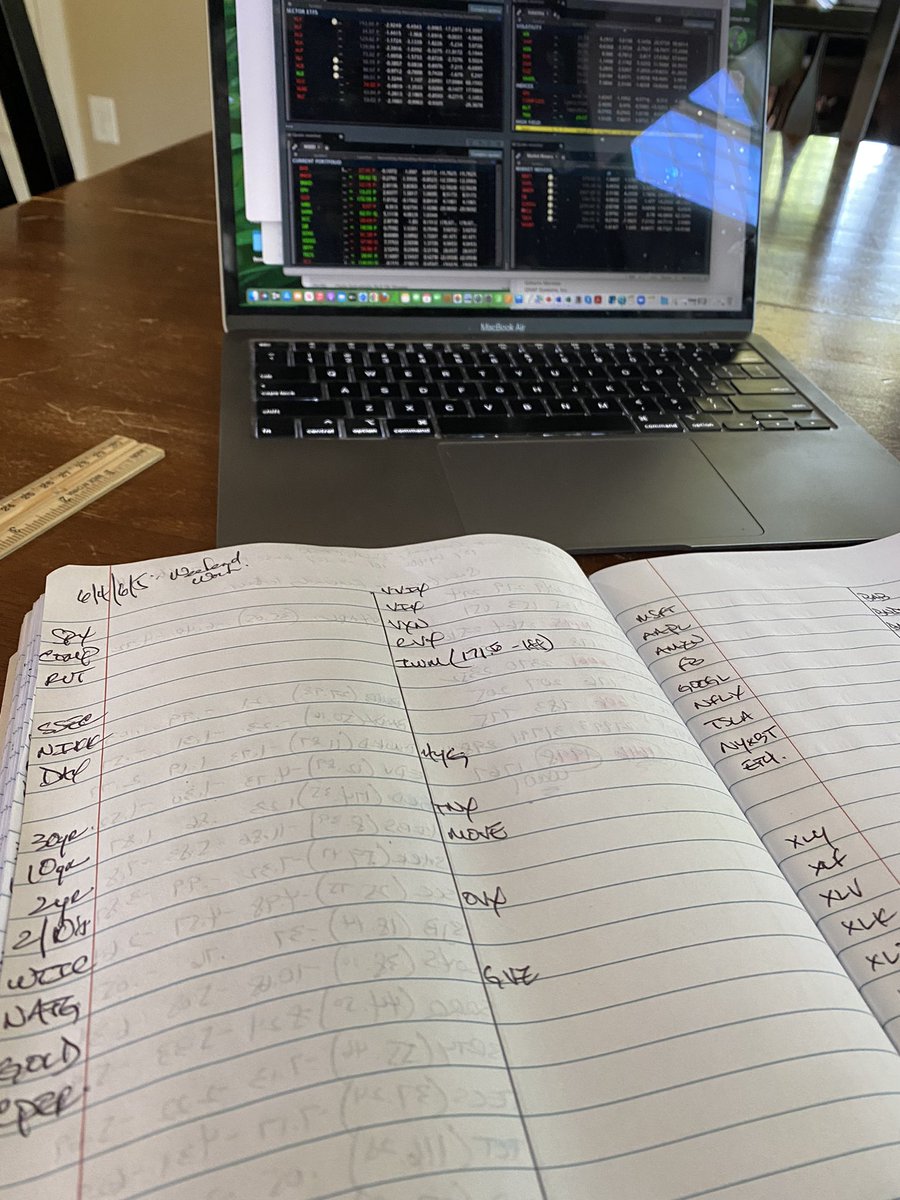 OtherSide_AM's tweet image. Who’s working?! Notebook’s open - data filling in - setting up for next week/month

#weekendshift #HedgeyeNation #LFG