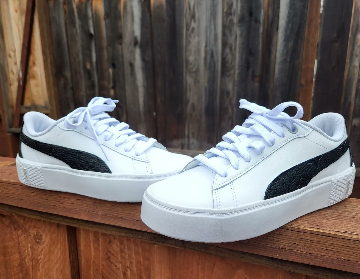 JinoCustom's tweet image. Custom LV PUMA 
#SEAMSTER 
#puma #customLV #LVMenFW22