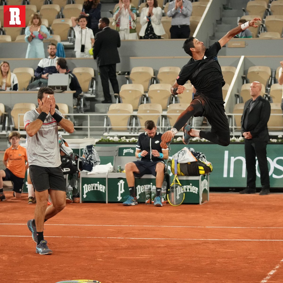 record_mexico's tweet photo. ¡ORGULLO SALVADOREÑO! 👏🏆

Los nuevos campeones de dobles masculinos en Roland Garros son el neerlandés Jean-Julien Rojer y el salvadoreño Marcelo Arevalo.

Esta es la primera vez que un centroamericano gana un grand slam.
¡Qué clase! 

https://t.co/VO2M30i2P1 https://t.co/L9v0xm8vWu