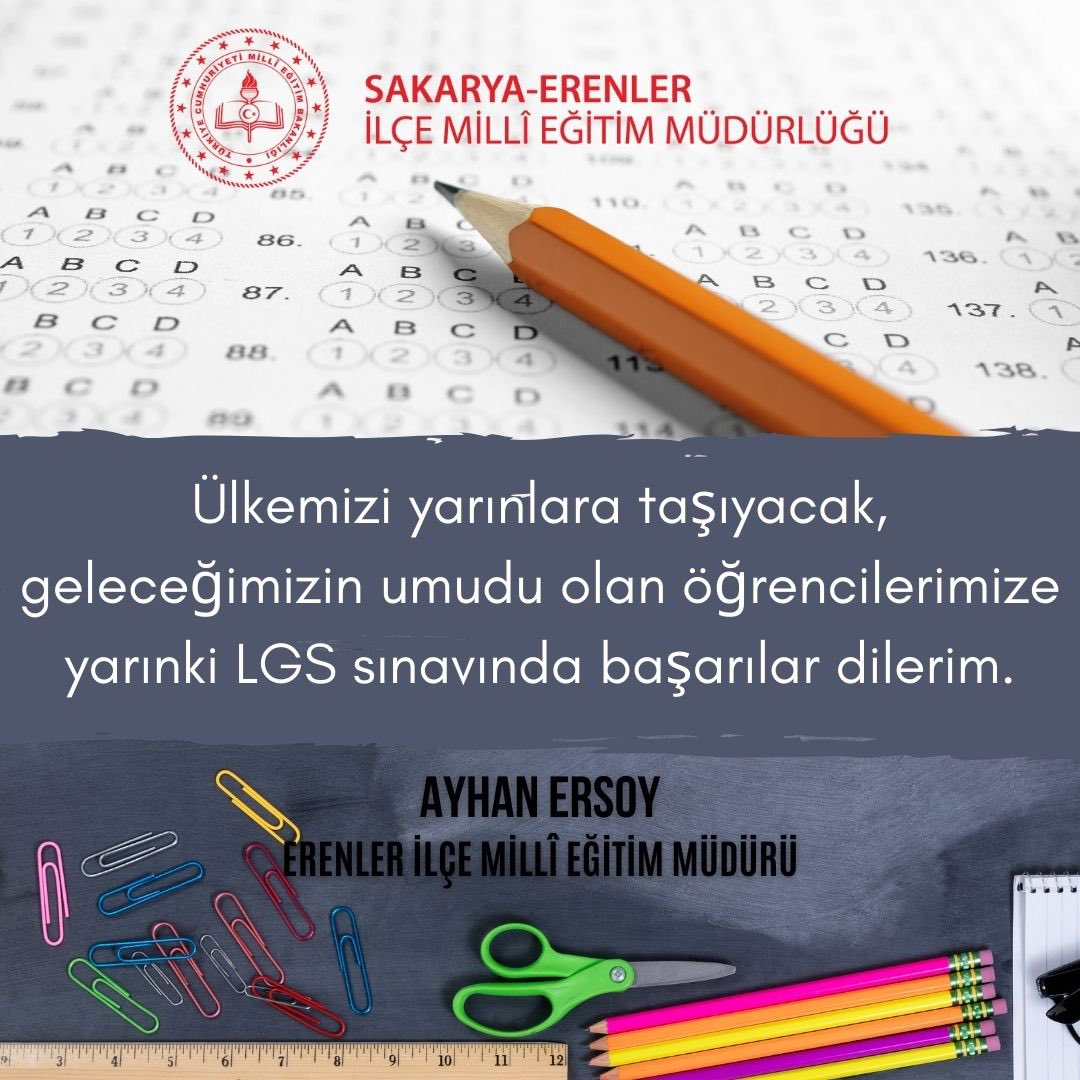 Erenler İlçe Millî Eğitim Müdürlüğü (@erenlermem) on Twitter photo 