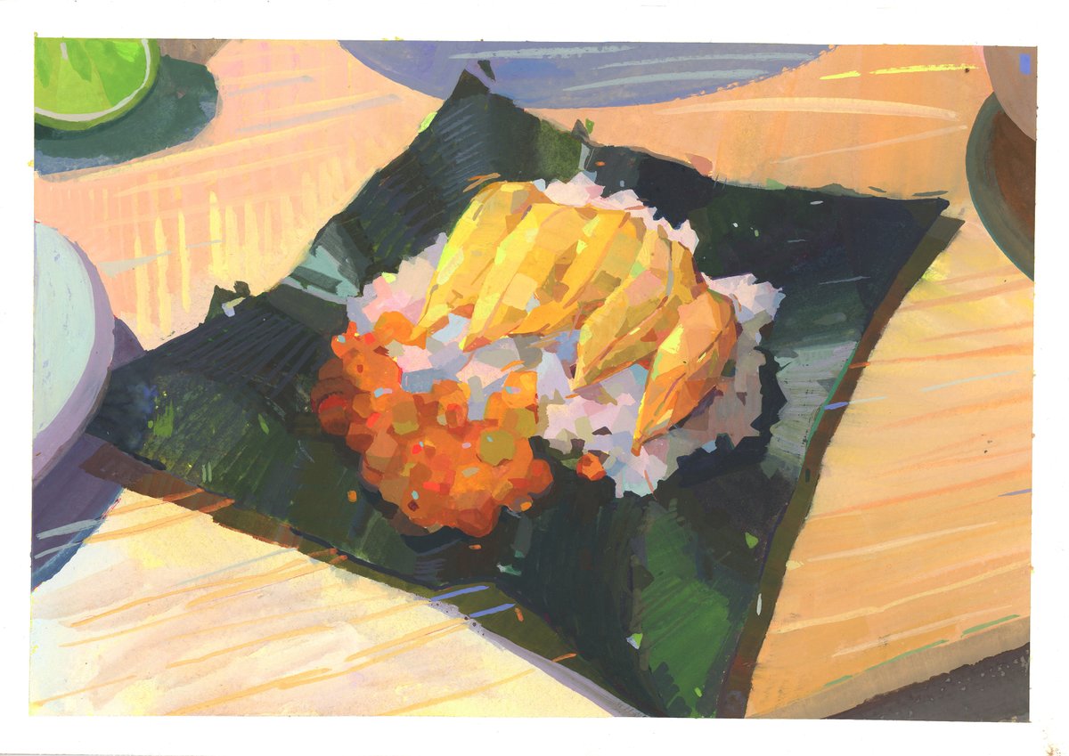 「Paella, Kimchi, Sushi.. 」|Angela Sungのイラスト