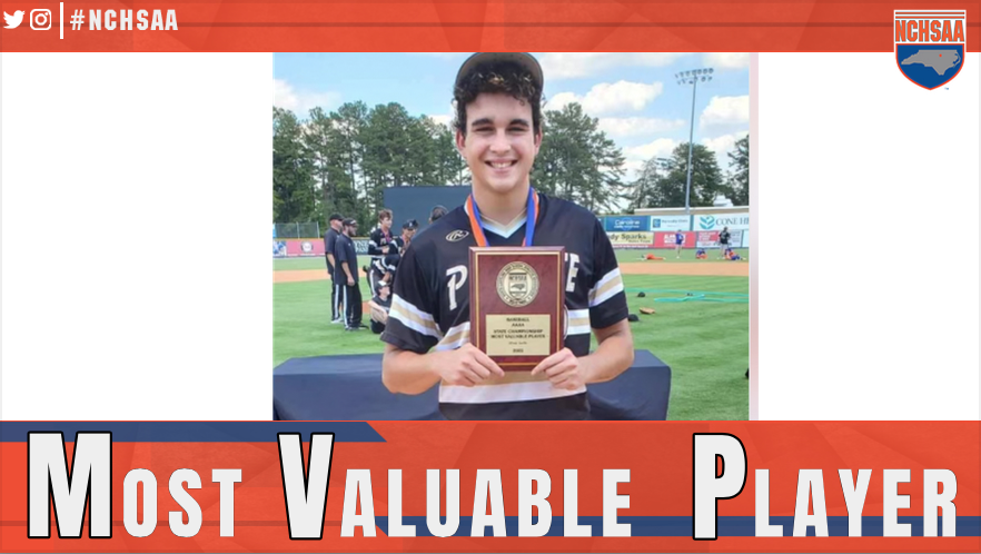 NCHSAA's tweet photo. 4A State Baseball Champions: @BaseballProv Congrats on the perfect season!! 
Championship MVP - Eli Jerzembeck https://t.co/0WkVjUSZg9
