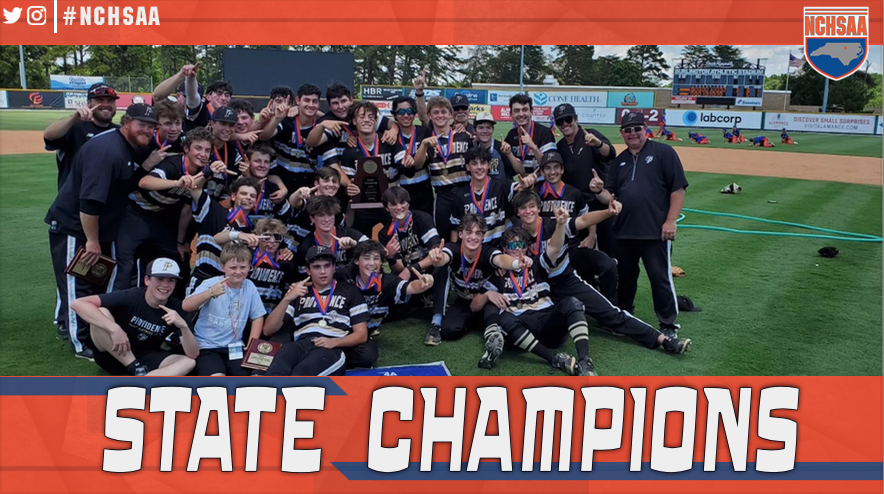 NCHSAA's tweet photo. 4A State Baseball Champions: @BaseballProv Congrats on the perfect season!! 
Championship MVP - Eli Jerzembeck https://t.co/0WkVjUSZg9