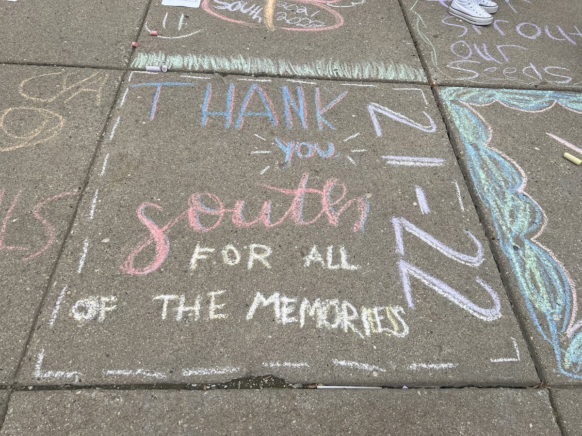 8th grade ELA classes left South with positive messages.  Wishing you all the best this summer and beyond! #sms8east #southlearns