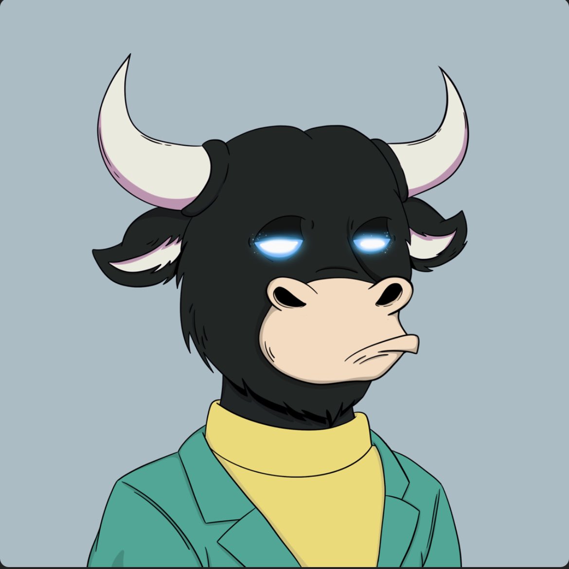 <a href="/okaybulls/">Okay Bulls</a> I love this art, #Bullish on it. #LFG does bull follow bull? #Solana #WAGBULL #NFTCommunity