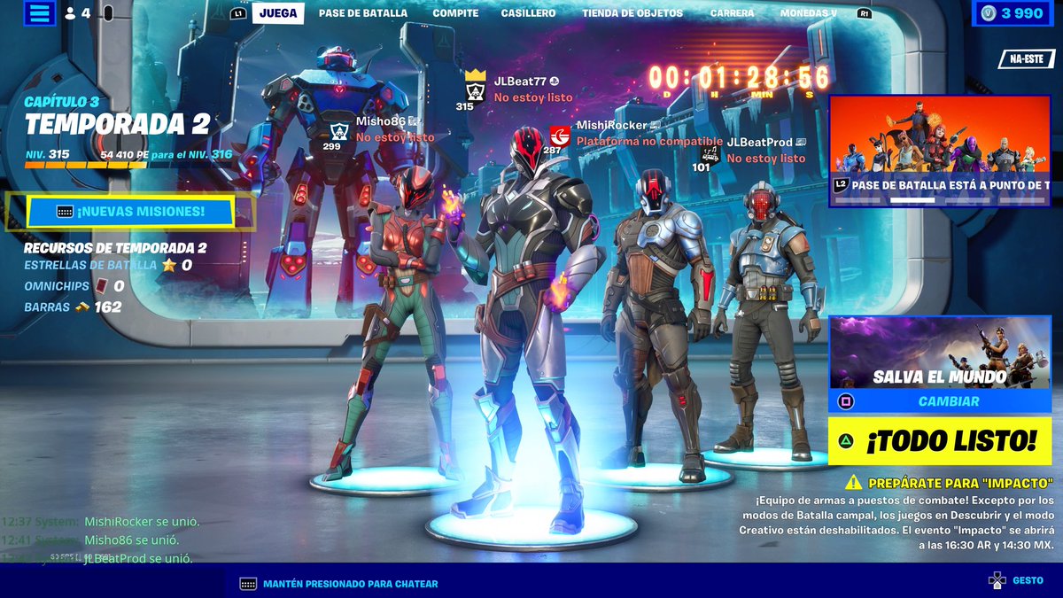 JLBeatPro's tweet photo. #Fornite esperando evento :D https://t.co/9MLFCKxADg