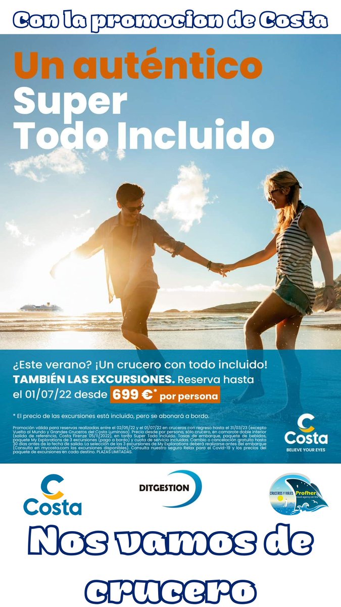 profher292's tweet photo. @DitGestion,@costacruceros y @viajesprofher te llevan de crucero. https://t.co/Zj4C2GpXfy