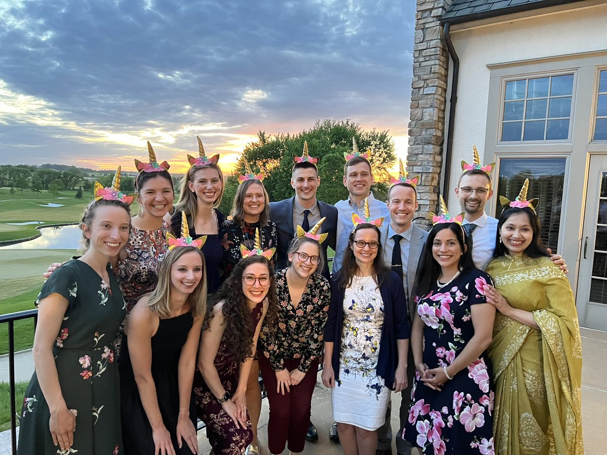 Mayo Clinic Children's (@mayoclinickids) on Twitter photo Congratulations to this wonderful group of <a href="/MayoPedsRes/">Mayo Clinic Pediatric Residency</a> graduating residents! Here they are sporting their <a href="/DGlaucomflecken/">Dr. Glaucomflecken</a> #pediatrician 🦄 headbands. Thank you for your dedication to our pediatric patients! Congratulations to this wonderful group of <a href="/MayoPedsRes/">Mayo Clinic Pediatric Residency</a> graduating residents! Here they are sporting their <a href="/DGlaucomflecken/">Dr. Glaucomflecken</a> #pediatrician 🦄 headbands. Thank you for your dedication to our pediatric patients!