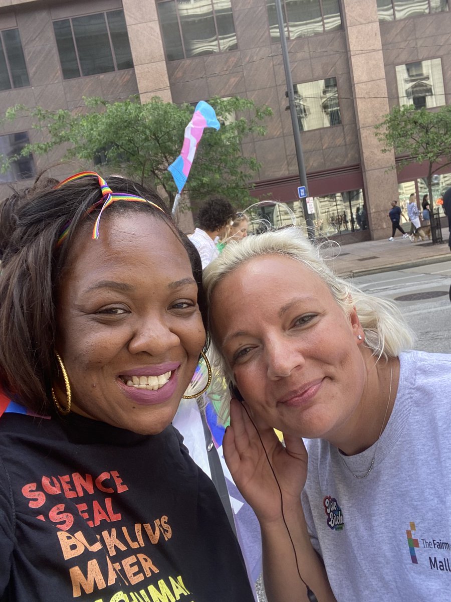 Juanita_Brent's tweet photo. #PrideInTheCLE22 So proud of my friend 😘 @MK_McMaster  for organizing the PRIDE MARCH. If you are thinking of someone to thank for this great event THANK HER‼️ https://t.co/lH5rwbYN2h