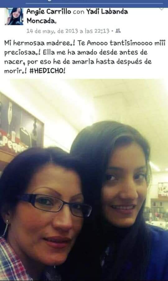yadcaramelito22's tweet photo. Hija mía hoy estuvieras cumpliendo 28 añitos de vida.Te celebró en cada sonrisa, vivencia y memoria, besos hasta el cielo mi niña hermosa, sigues viva en las estrellas, el cielo, el mar, las flores y todas las cosas bellas para recordarte. cuánta falta haces.
#NiUnaAngieMenos https://t.co/RLiMEsCNwo