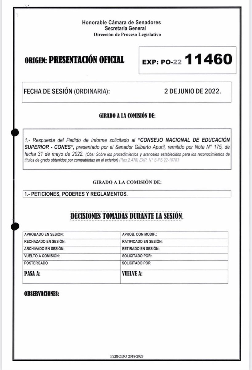 AdicipC's tweet photo. El CONES lo hizo de nuevo! Acusamos recibo de la respuesta que presentó dicho Consejo al parlamento ante pedido de estructura de costos para la homologación de títulos del extranjero… una palabra lo resume: VERGÜENZA! - abro hilo https://t.co/nmlJXrCzYT