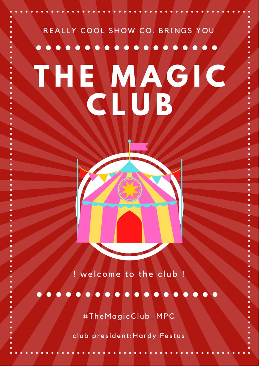 MPC_Samael's tweet image. #MPC_Clubintroduction
#TheMagicClub_MPC

  คุณชอบการแสดงโชว์รึป่าว? มายากล กายกรรม ตัวตลก หรือโชว์ประหลาดจนเหลือจะจิตนาการได้ ไม่ว่าจะอะไรก็ตามถ้าคุณมีความสามารถและสนใจแล้วละก็…

The Magic Club ยินดีต้อนรับผู้ที่มีความสามารถพิเศษอย่างคุณ

มาสิ! มาสร้างความตื่นตาตื่นใจกันเถอะ!🪄