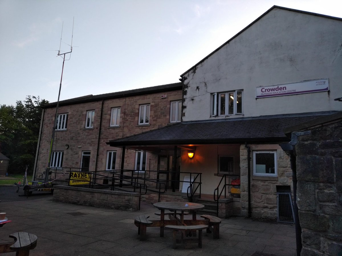 GlosRAYNET's tweet image. Assisting at the 100 mile LDWA Transpennine walk this weekend, in a mobile blackspot. 413 walkers on the course and a great crew here to work with. Late to bed in monitoring the sweep teams at 3am.