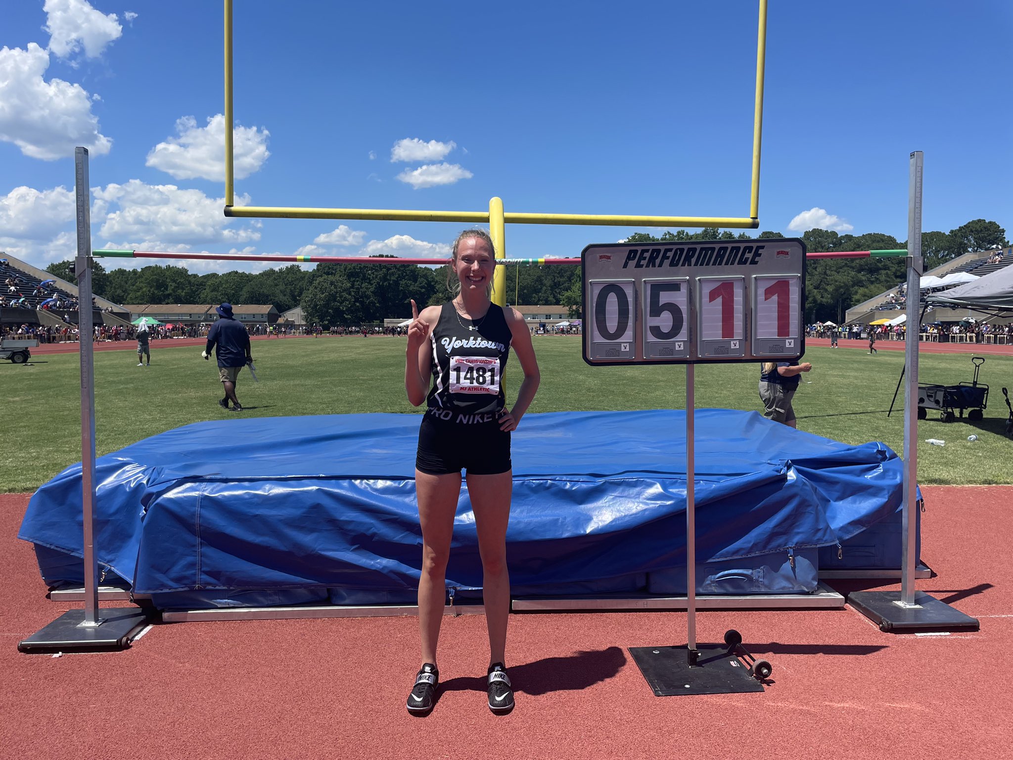 Yorktown Athletics on Twitter "STATE CHAMP Vik is the repeat State