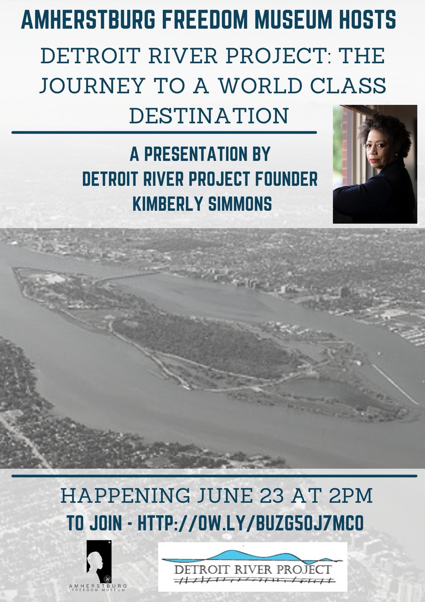We are so excited to host a presentation with <a href="/detriverproject/">Detroit River Project</a>
  who will present "Detroit River Project: The Journey to a World Class Destination" on June 23rd at 2pm. To join, ow.ly/BuzG50J7McO