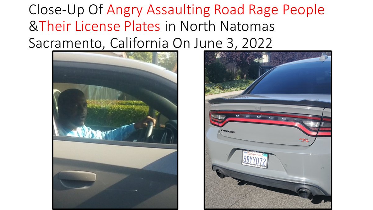 ConerlyFamily's tweet photo. #Sacramento #SacPolice #SacPoliceChief #Natomas #California
Second Violent Road Rage People on Friday June 3, 2022 in North Natomas in Sacramento, California. Man Stalks us to our home and makes Verbal threats and Assault outside our home. License Plate and Face Identification. https://t.co/bbe9eOe5Jg