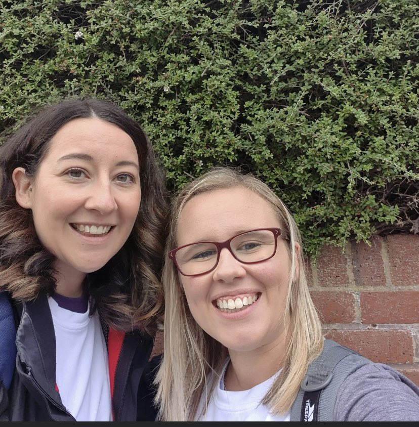 rlsadler1's tweet photo. Today we walked from QHB to RDH (12miles!!!) to help raise money for the Stroke Garden Project 🧠🍃 An outdoor space to help support our patients rehabilitation is so important - please donate &amp; share! 💗 
https://t.co/KdyVoXA0HK
@UHDBTrust @hospitalcharity @TheStrokeAssoc https://t.co/kEn7aXBWDK