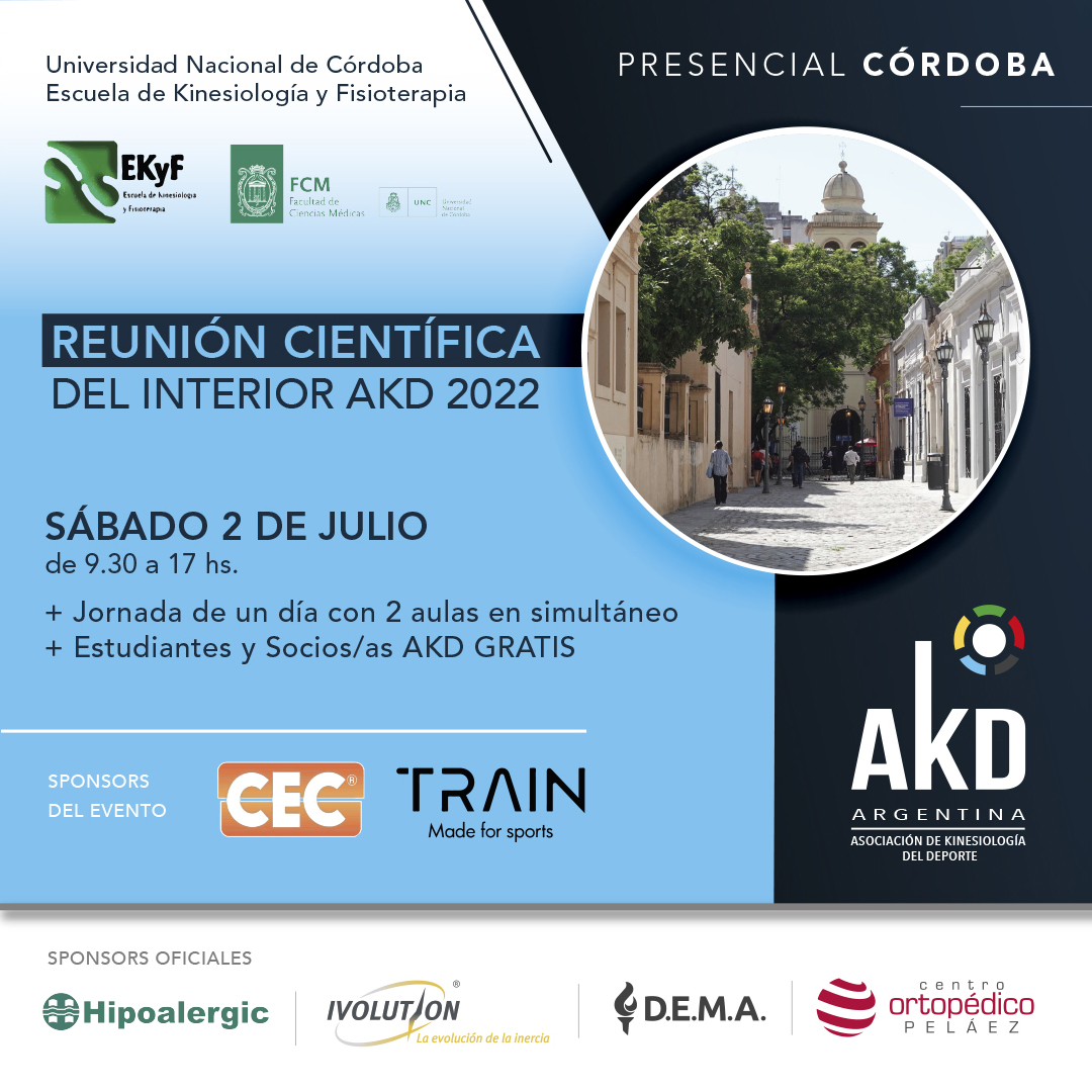 📆 Sábado 2 de Julio - Córdoba

❱❱ REUNIÓN CIENTÍFICA del Interior - PRESENCIAL -

>> Conferencias y mesas de debate
>> Talleres prácticos

✳ Actividad GRATUITA para Socios/as de AKD y Estudiantes

INSCRIPCIÓN ABIERTA:
↗️ forms.gle/2PvFdJfJq8rNYD…

👉CUPOS LIMITADOS!
