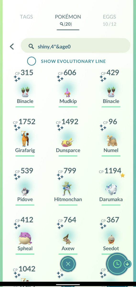 icke_PoGo's tweet photo. #PokemonGOFest2022 Day1
I liked it. 19 #ShinyPokemon from 1130 catches. Also 585k dust. 🥳 #ShinyAxew #shinycheck https://t.co/O9q1RcGwHh