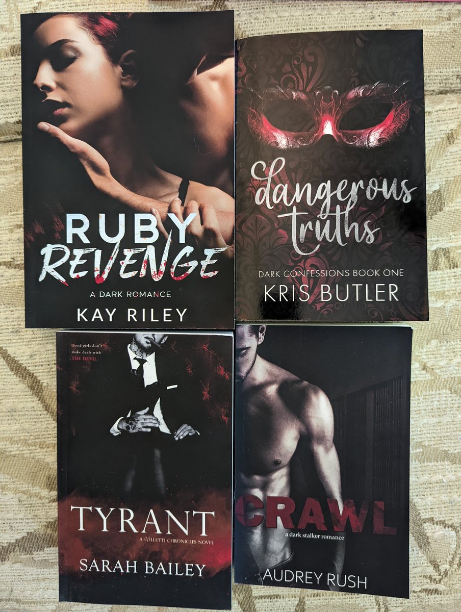 And some more books. Definitely darker than I typically read 😶