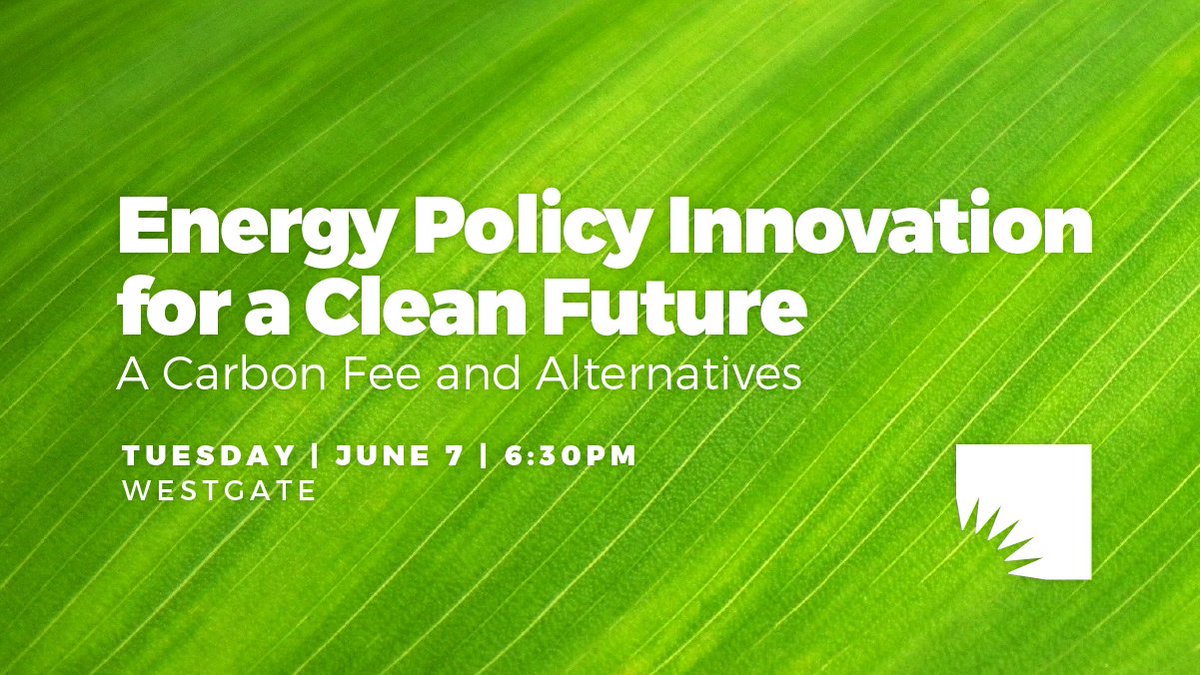 aadl's tweet photo. In partnership with @citizensclimate, join AADL for Energy Policy Innovation for a Clean Future–Tuesday (Jun. 7) at 6:30pm at the Westgate Library. Learn the role of national carbon pricing in addressing the climate crisis.

Details: https://t.co/0b02IwkDAl https://t.co/gyb7nlO5S3