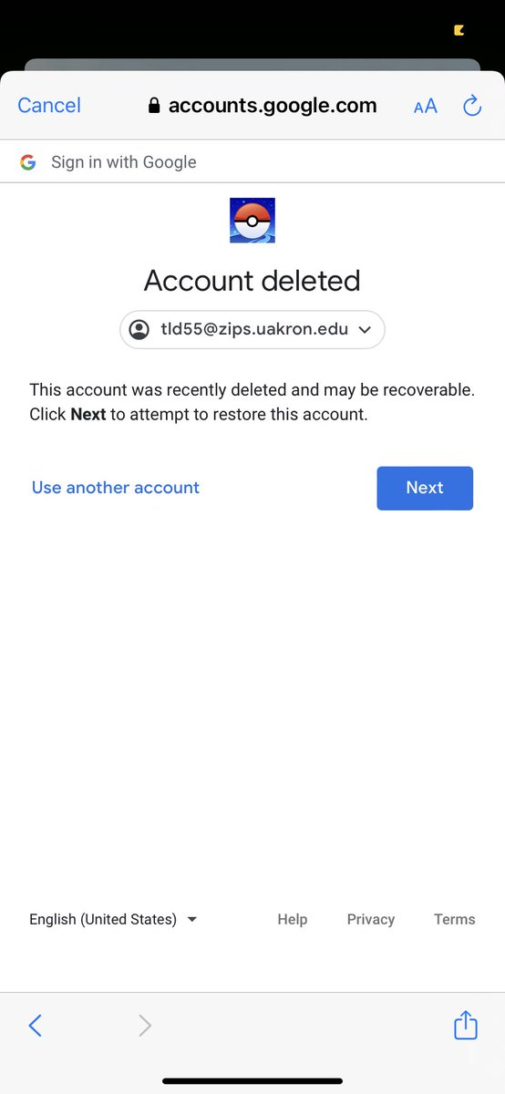 tdabbbs's tweet photo. @NianticHelp my app kicked me off and has not let me regain access ? Says my account has been deleted. Can’t get an email back about this issue ? 6 years of playing if I can’t get back into my account, I won’t be starting over. https://t.co/NwTkvTdbtq