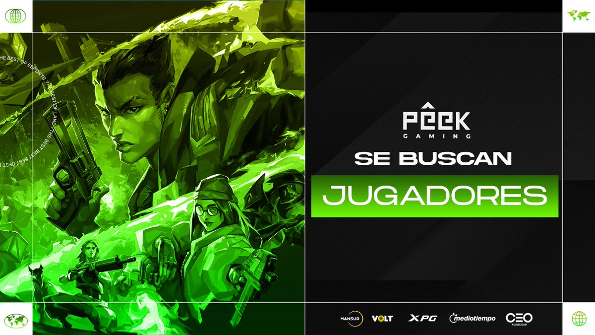 xibalbaesports_'s tweet image. ¡EN PEEK ESTAMOS BUSCANDO TALENTO! 🔎

Para el proyecto de #VALORANT estamos explorar TALENTOS que cumplan las siguientes competencias.

¡Si estas interesado, no dudes escribirnos a DM! ¡Te esperamos! 😎👍

#peekgaming #esports #esportsteam #gaming #mexico #valorant #talento