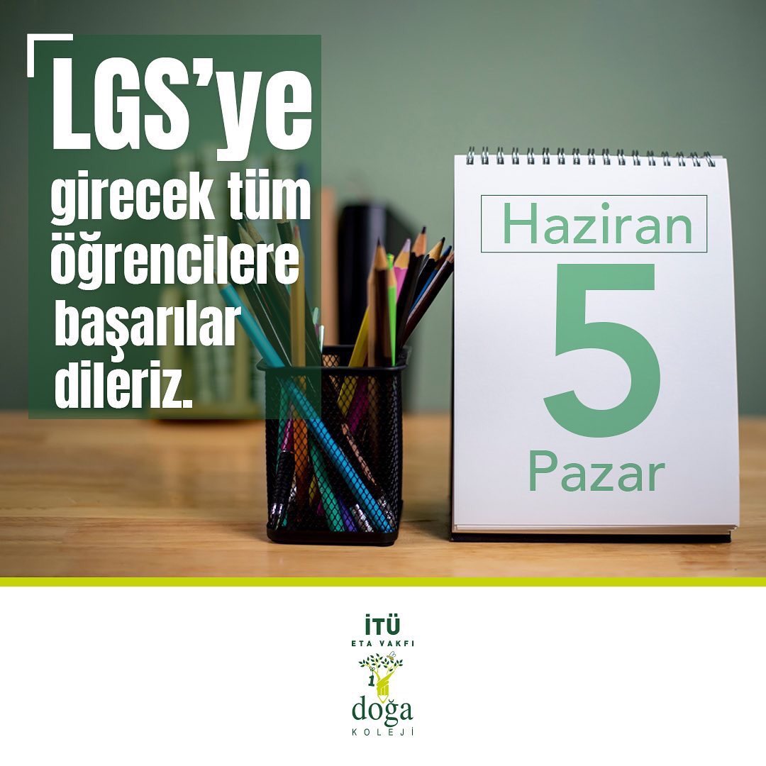 kmarasdogakoleji (@kmarasdogakolej) on Twitter photo Yarın #LGS'ye girecek tüm öğrencilere başarılar dileriz...
#eğitim #başarı #sınav #DoğaKoleji #LGS2022 #Öğrenci #tbt
<a href="/drhalilgursoy/">Halil Gürsoy</a>
@kmarasdogakoleji
<a href="/kayseridoga/">Kayseri Doğa Koleji</a>
@gaziantepdogakoleji
<a href="/dogakolejiadana/">Doğa Koleji Adana Kampüsü</a> Yarın #LGS'ye girecek tüm öğrencilere başarılar dileriz...
#eğitim #başarı #sınav #DoğaKoleji #LGS2022 #Öğrenci #tbt
<a href="/drhalilgursoy/">Halil Gürsoy</a>
@kmarasdogakoleji
<a href="/kayseridoga/">Kayseri Doğa Koleji</a>
@gaziantepdogakoleji
<a href="/dogakolejiadana/">Doğa Koleji Adana Kampüsü</a>
