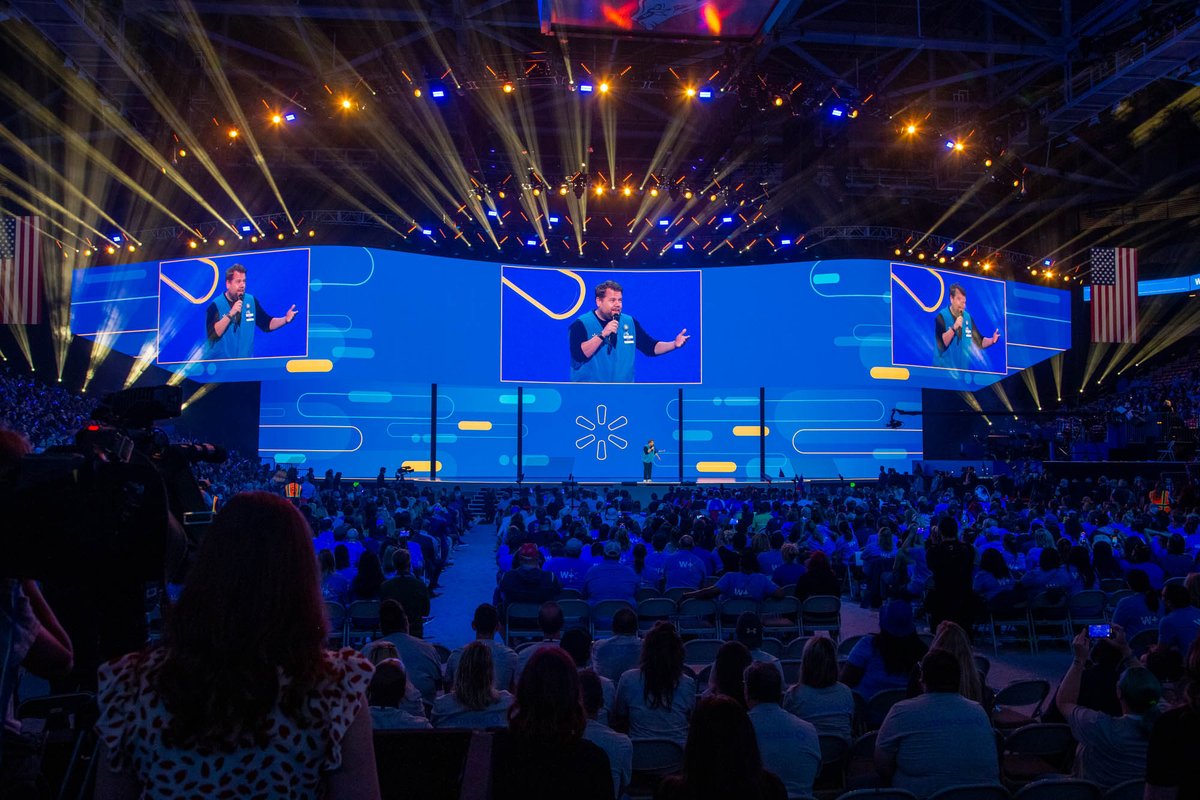 UVLD's tweet photo. An absolute pleasure to be back working for @LEOEvents at Walmart Shareholders. This show requires a herculean effort, but we couldn't ask for a better team to work with. It's great to be together. And together, we're back. https://t.co/AT1k9e8Icc