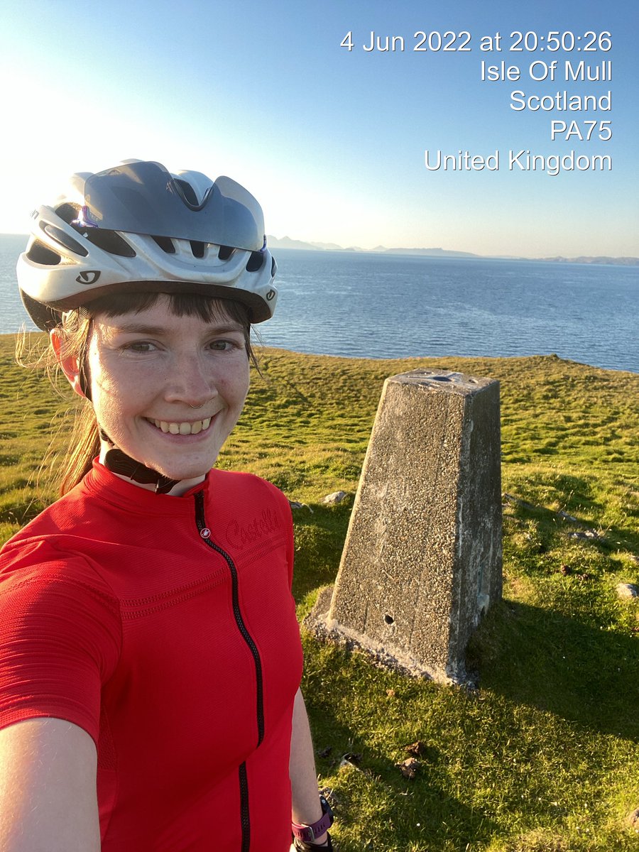 flowingblack's tweet photo. #transscotland22 checkpoint 4! Didn’t think I would make it here!! On to Glasgow tomorrow 😁 https://t.co/ONwxZbPamn