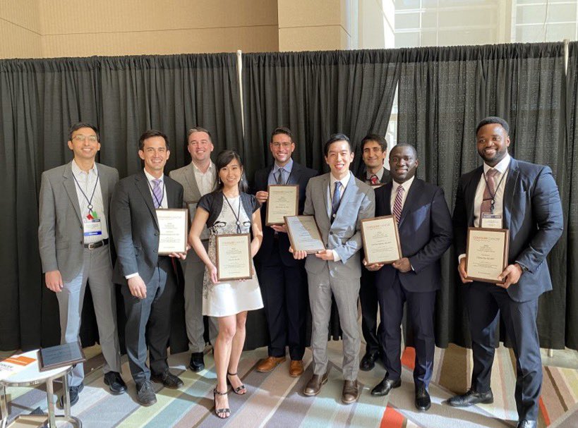 Got to attend my first in person #ASCO2022  with this stellar group! <a href="/MDAndersonNews/">MD Anderson Cancer Center</a> came to represent at the <a href="/ConquerCancerFd/">Conquer Cancer, the ASCO Foundation</a> awards this year! More to come! <a href="/MNakazawa8/">Michael Nakazawa MD PhD</a> <a href="/patrickreville/">Patrick Reville, MD, MPH</a> AmyAn <a href="/DrAjlanAlZaki/">Dr. Ajlan Al Zaki الدكتور عجلان الزاكي</a> <a href="/hjcherng/">Hua-Jay (Jeff) Cherng</a> <a href="/AndrewJallouk/">Andrew Jallouk</a> <a href="/FasaAgbedia/">Owhofasa Agbedia, MD, MPH, FACP</a>.