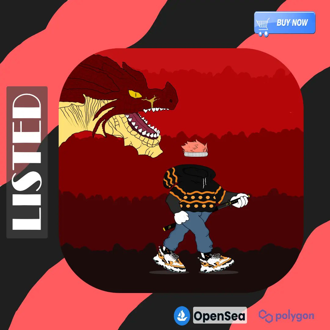 IllusionFriends's tweet photo. IllusionFriends #031 - Blaze

Available now listed on @opensea🌊

🪙Price: 0.0035
🎨1/1 Hand made NFT
👽Polygon Blockchain
⛽No gas fees

⬆️Check out link in the bio⬆️

#nftart #NFTdrops #NFTartists #NFTCollection #opensea #NFTProject #dragons #anime #OpenSeaNFT https://t.co/520VOJ8wXP