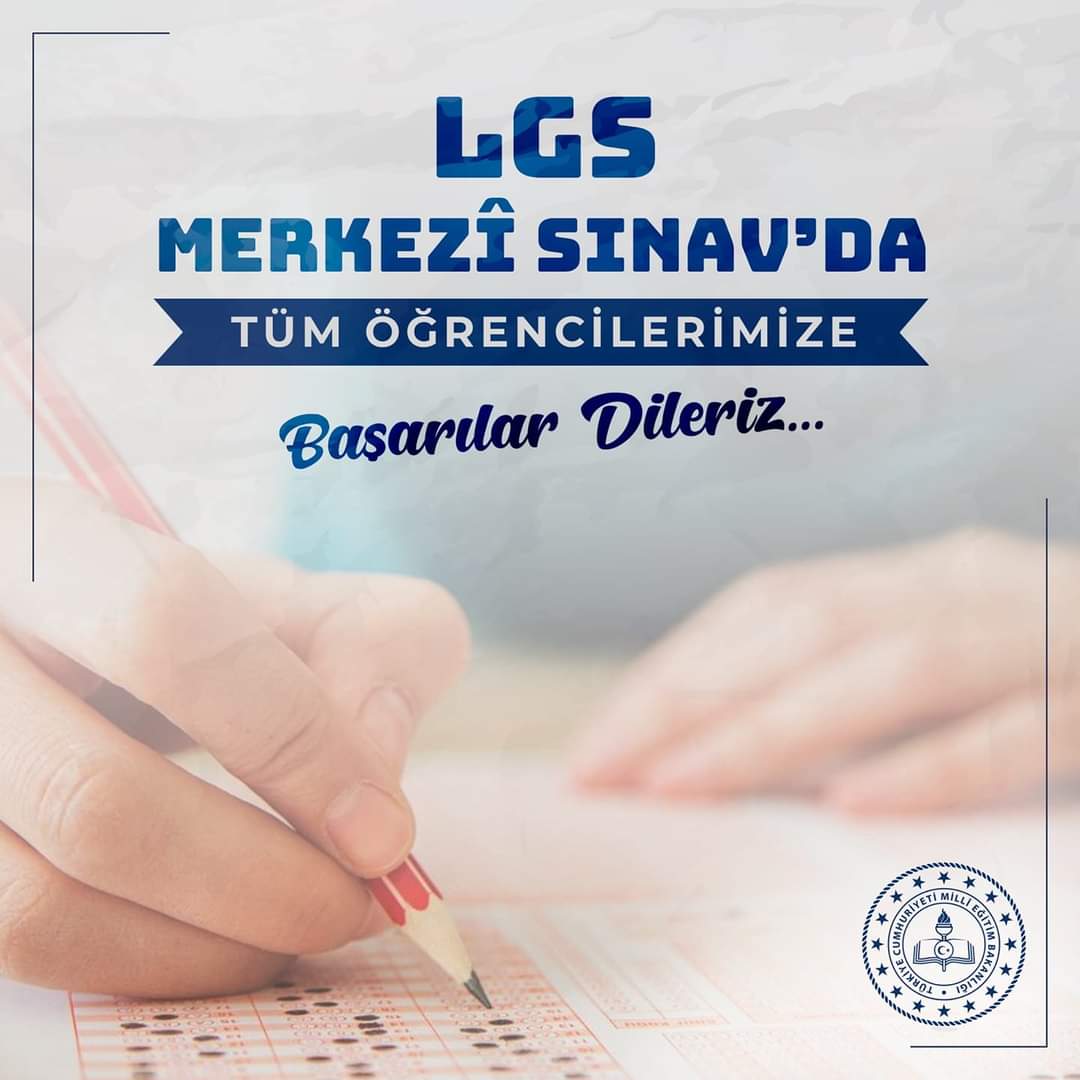 GedikliKaplan's tweet photo. LGS Merkezî Sınav’da tüm öğrencilerimize başarılar dileriz…

#LGS2022 https://t.co/g8bywGGp5S