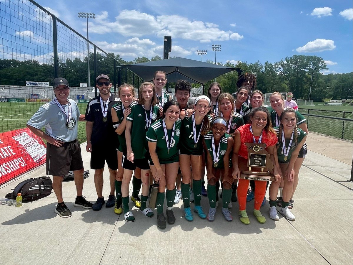 Congratulations to our Class 1 girls soccer state champs!