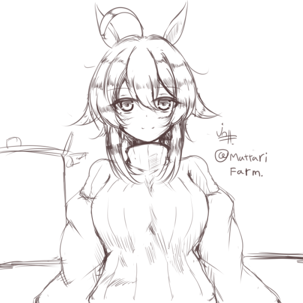 通話しながら最近TRPGで使ってる博士描いた。
耳は変装用なので付け外しできるという設定。 