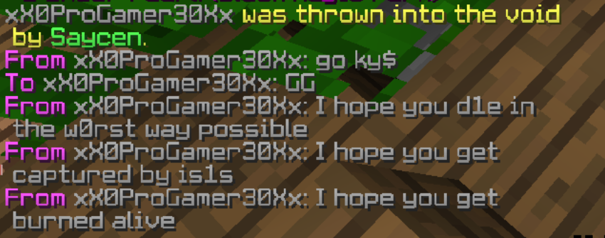 Minecraft Chat Out of Context (@mcchatooc) on Twitter photo 
