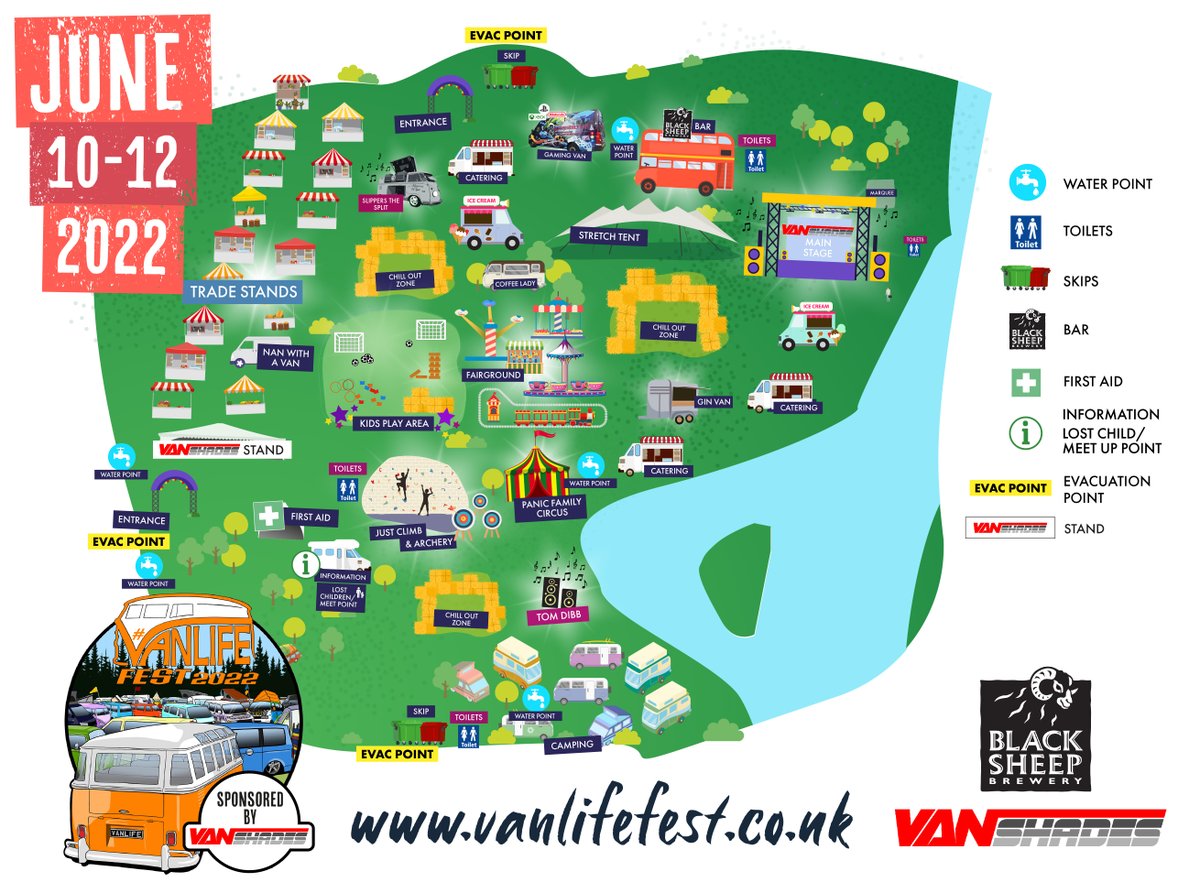 And here's another look at the map of #VanLife Fest 10th-12th June!

➡️  vanlifefest.co.uk ⬅️ Get your tickets here

#vanlife #vanlifefest #vanlifefestuk #vanlifeuk #vwcampers #notjustvw #campervans #festivals #2022 #myvanlife #vanlifeculture